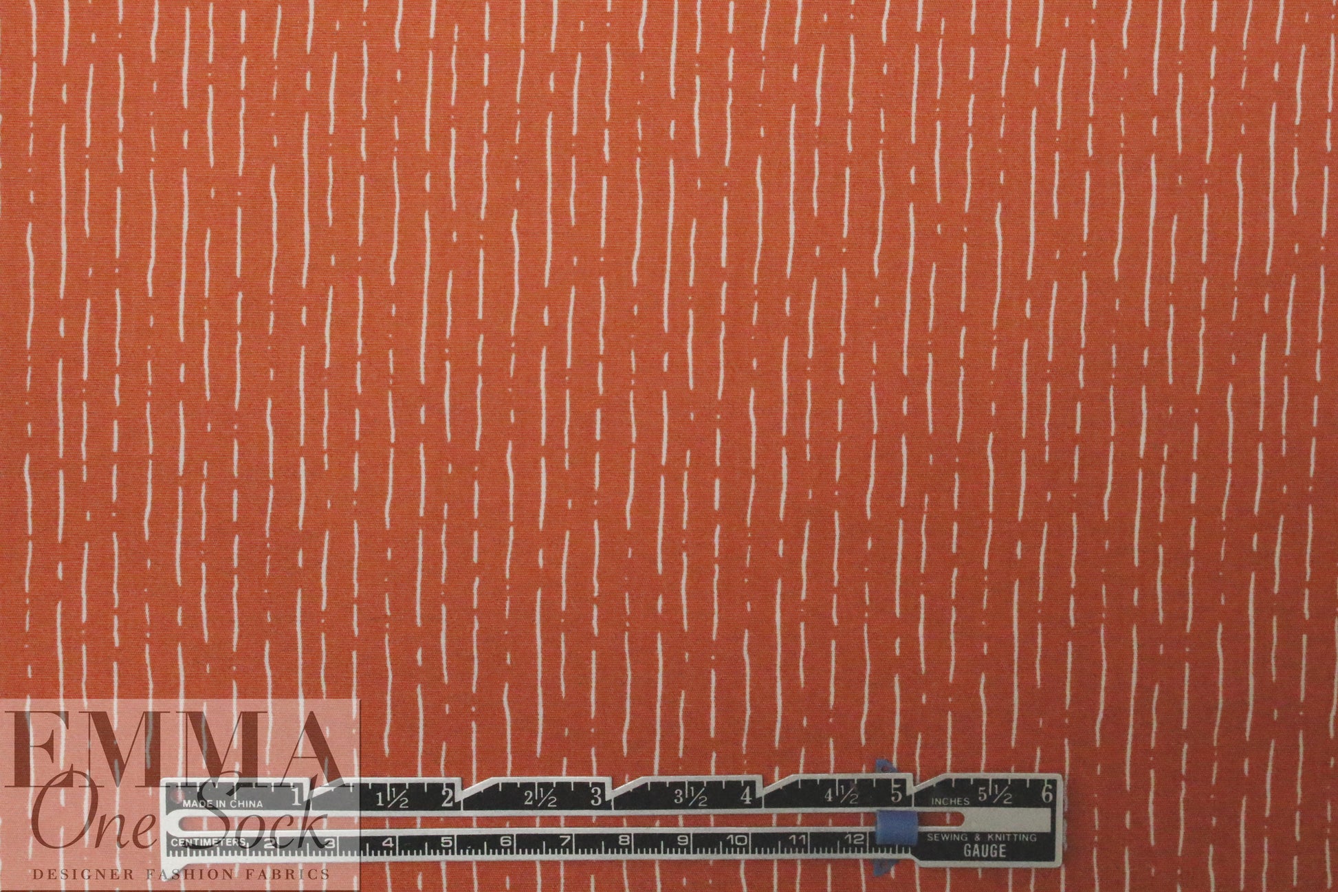 Dutch Oeko-Tex cotton poplin - terracotta dash