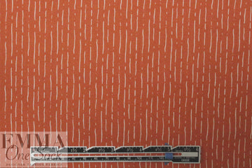 Dutch Oeko-Tex cotton poplin - terracotta dash