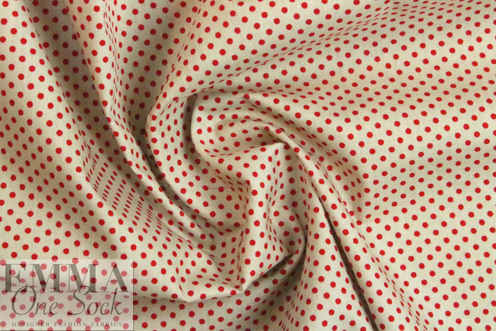 Dutch Oekotex cotton poplin for masks - dotty