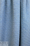 quilted bricklayer matelasse' knit - bleached denim 1.25 yds