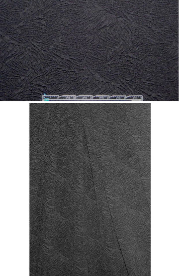 David M. black textured matelasse knit