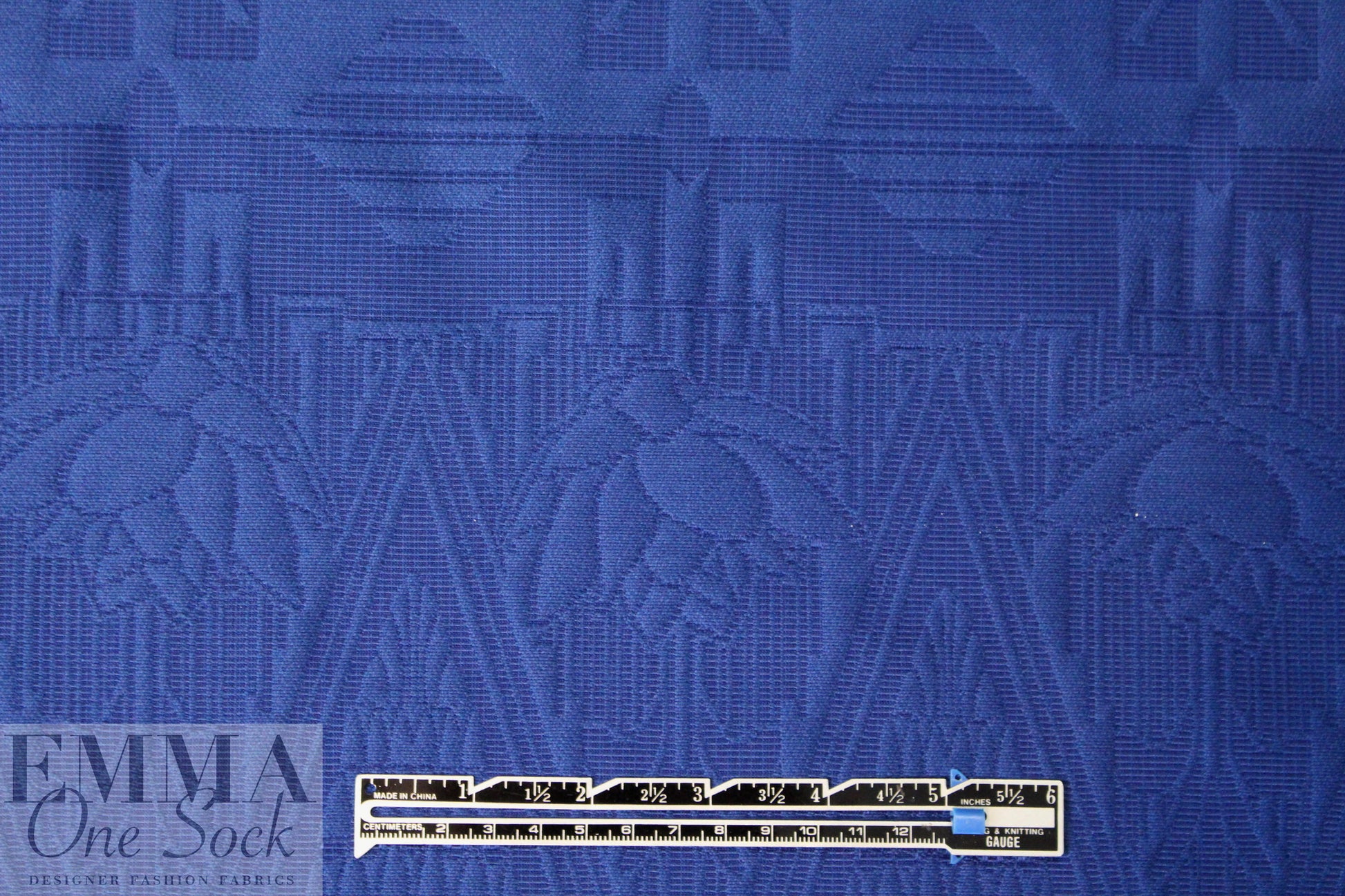 Mi11y cotton blend matelasse' - royal blue