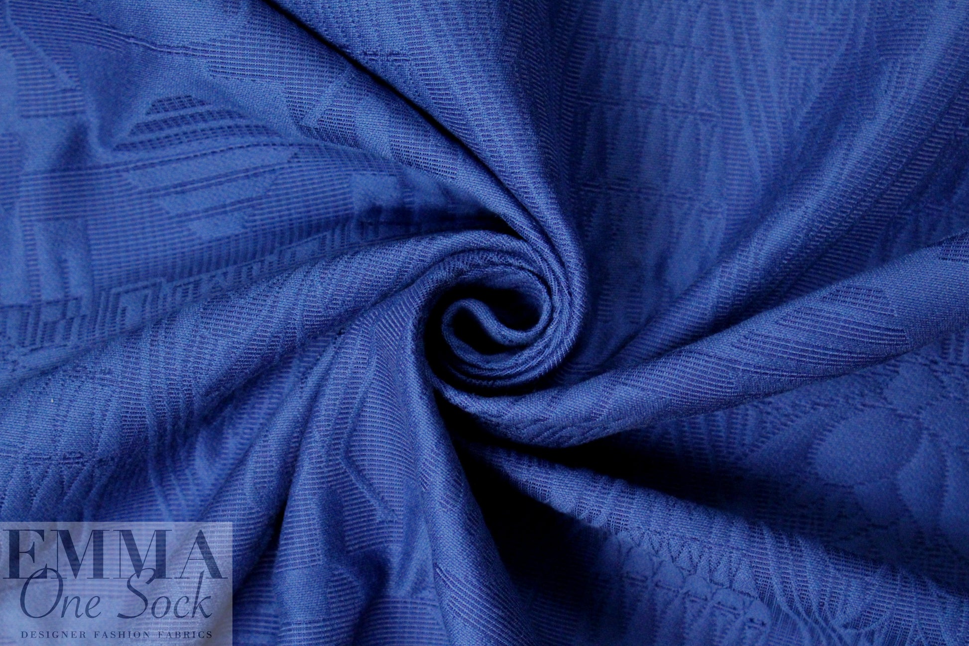 Mi11y cotton blend matelasse' - royal blue