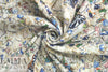 Mi11y textured 'broken china' overprinted matelasse'