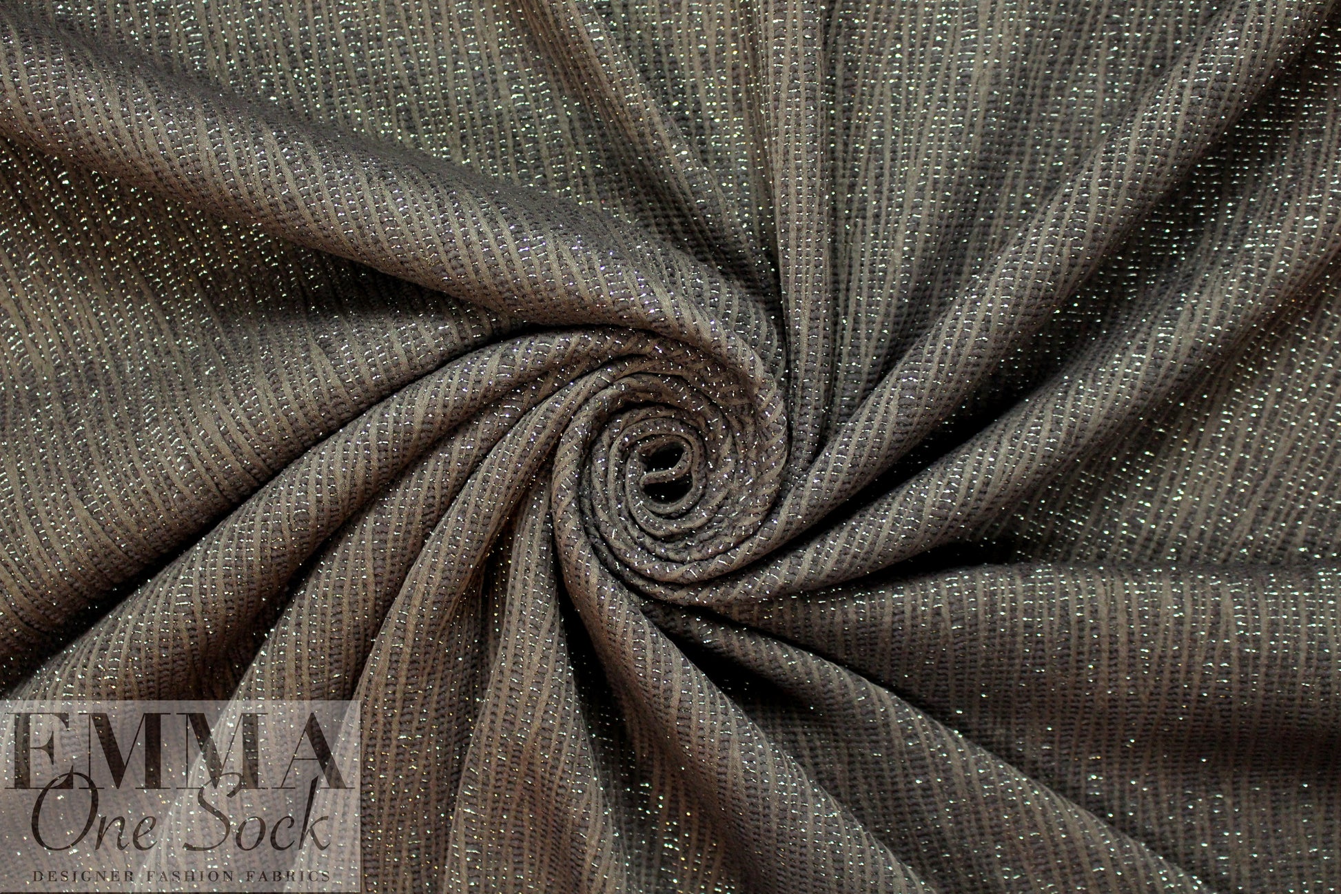 Italian textured 'bamboo' stretch matelasse' - warm taupe .66 yds