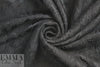 Italian viscose blend black matelasse brocade