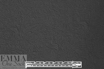 CA designer textured scroll matelasse' knit - black