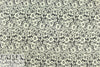 NY designer black/ivory floral 2-ply matelasse' knit