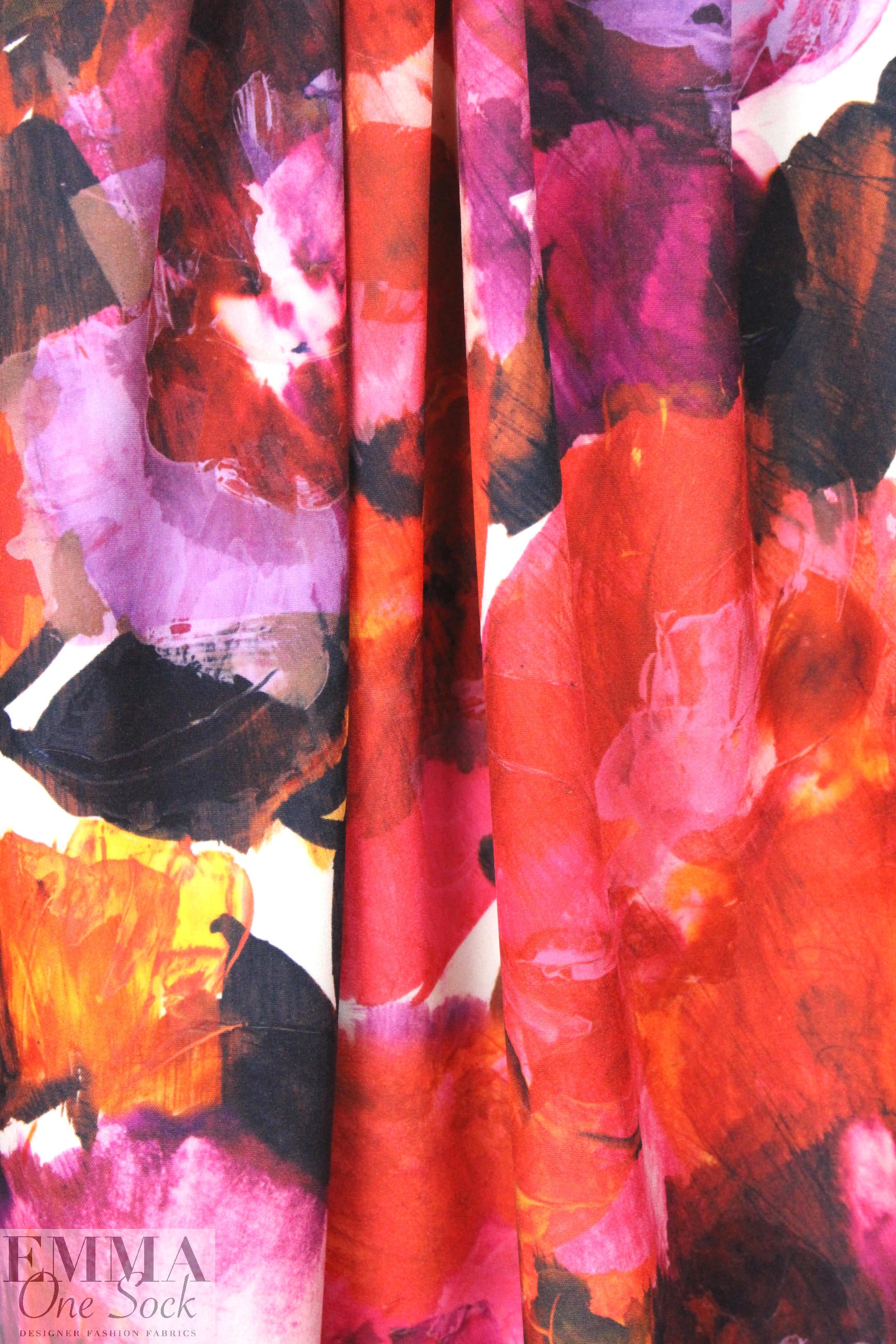 Carmen Marc Va1vo painterly floral matte hybrid