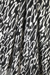 Mi11y black/white scribble viscose 'matte hybrid'