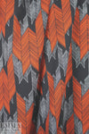 Mi11y chevron graphic viscose 'matte hybrid' - red