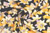 NY designer citrine/midnight floral 'matte hybrid' 1.75 yd