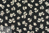 Rebecca Tayl0r dreamy petals matte hybrid - black 1.875 yd