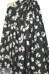 Rebecca Tayl0r dreamy petals matte hybrid - black 1.875 yd