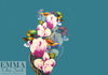 Trin@ Turk painterly motif panel matte hybrid