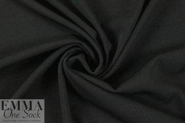 hi-tech stretch crepe 'matte hybrid' - black .75 yds