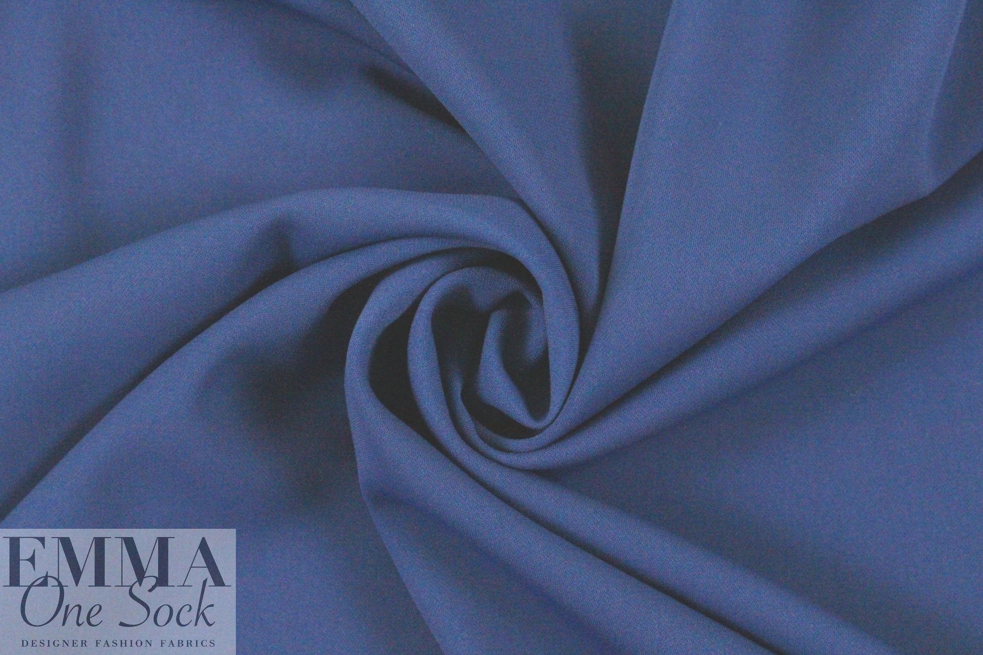 hi-tech stretch crepe 'matte hybrid' - blueberry 1.5 yd