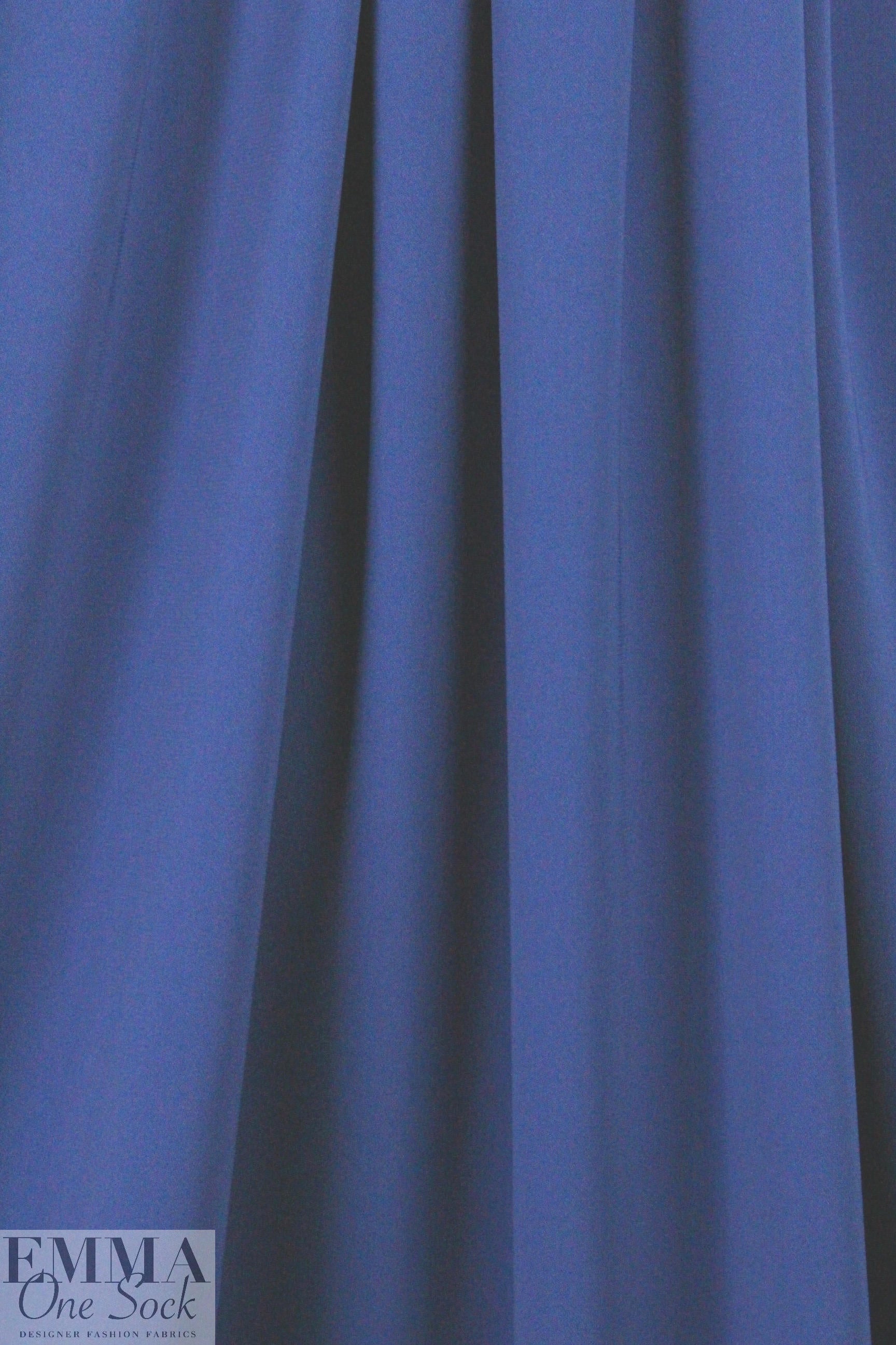 hi-tech stretch crepe 'matte hybrid' - blueberry 1 yard