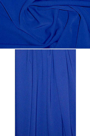 hi-tech stretch crepe 'matte hybrid' - blueberry 1.875 yds