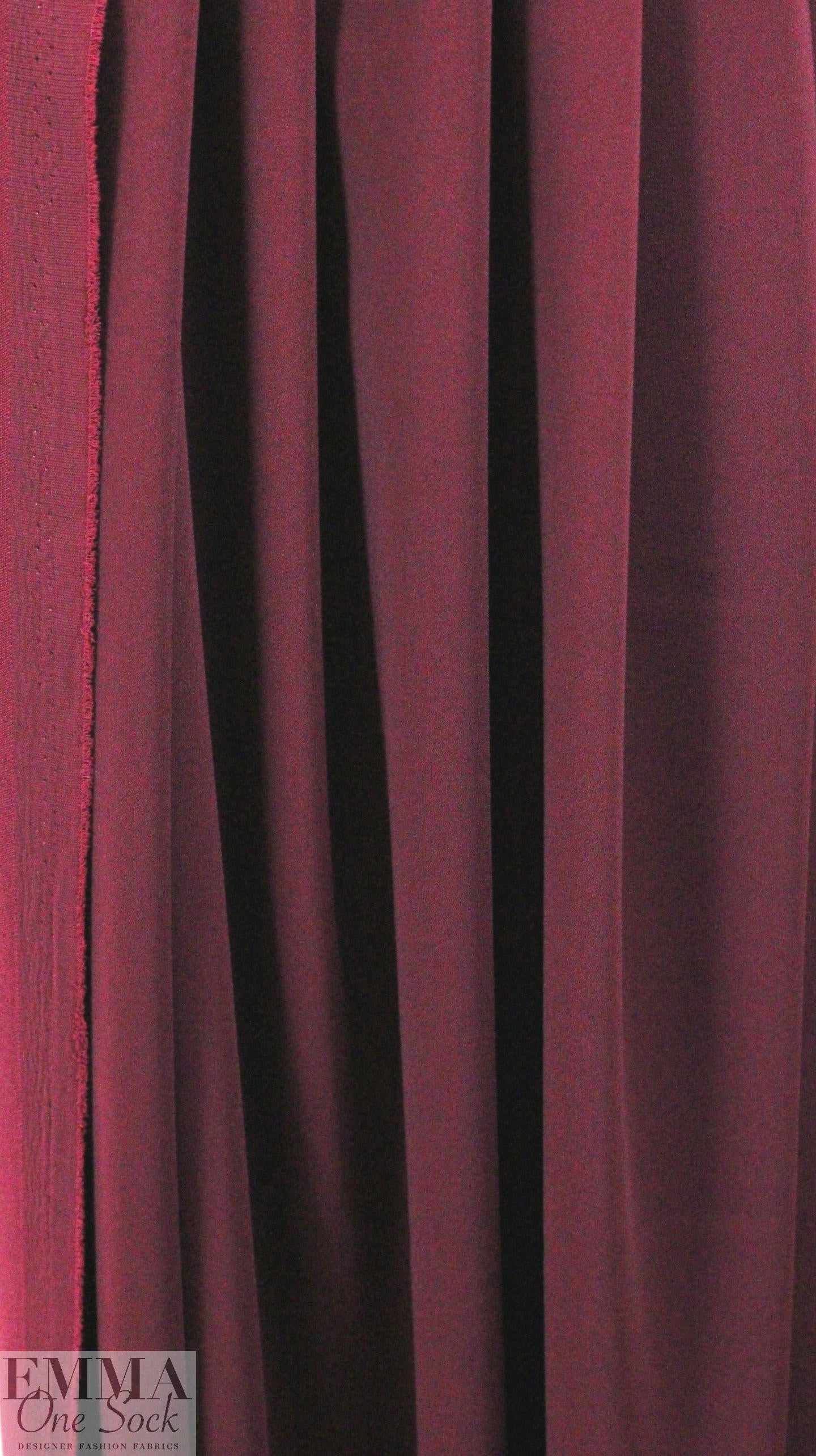 hi-tech stretch crepe 'matte hybrid' - bordeaux 2 yd