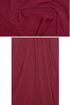 hi-tech stretch crepe 'matte hybrid' - bordeaux 1.33 yds