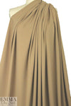 hi-tech stretch crepe 'matte hybrid' - camel