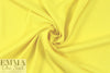 hi-tech stretch crepe 'matte hybrid' - canary 1.625 yd