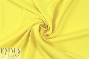 hi-tech stretch crepe 'matte hybrid' - canary 2.5 yd