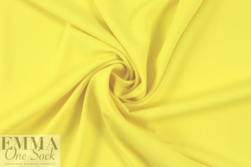 hi-tech stretch crepe 'matte hybrid' - canary 1.625 yds