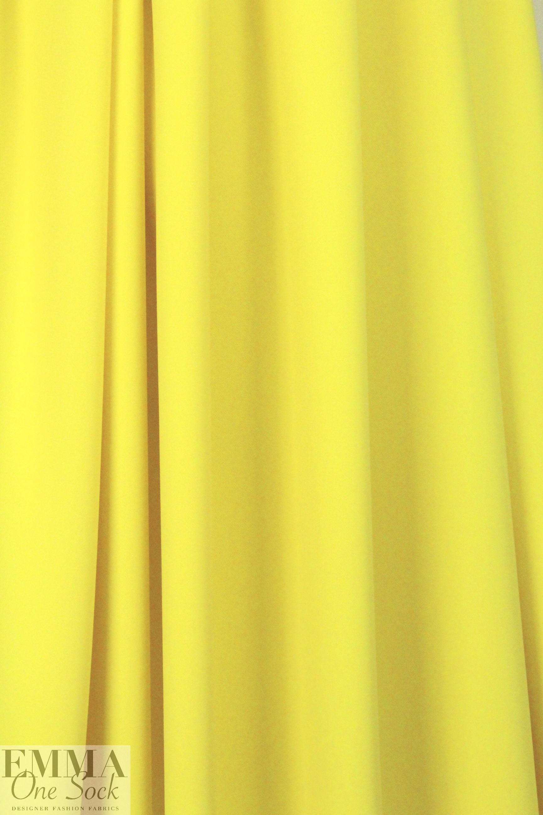 hi-tech stretch crepe 'matte hybrid' - canary 2.5 yd