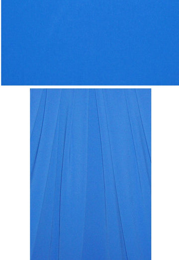 hi-tech stretch crepe 'matte hybrid' - cobalt 2 yds