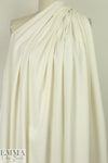 hi-tech stretch crepe 'matte hybrid' - cream 1.875 yds