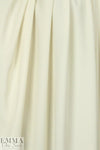 hi-tech stretch crepe 'matte hybrid' - cream 1.875 yds