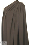 hi-tech stretch crepe 'matte hybrid' - dk. choc. 1.875 yd