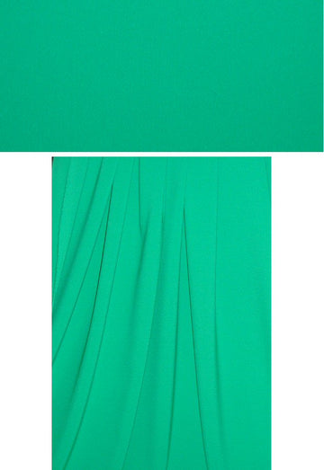 hi-tech stretch crepe 'matte hybrid' - emerald 1.66 yd