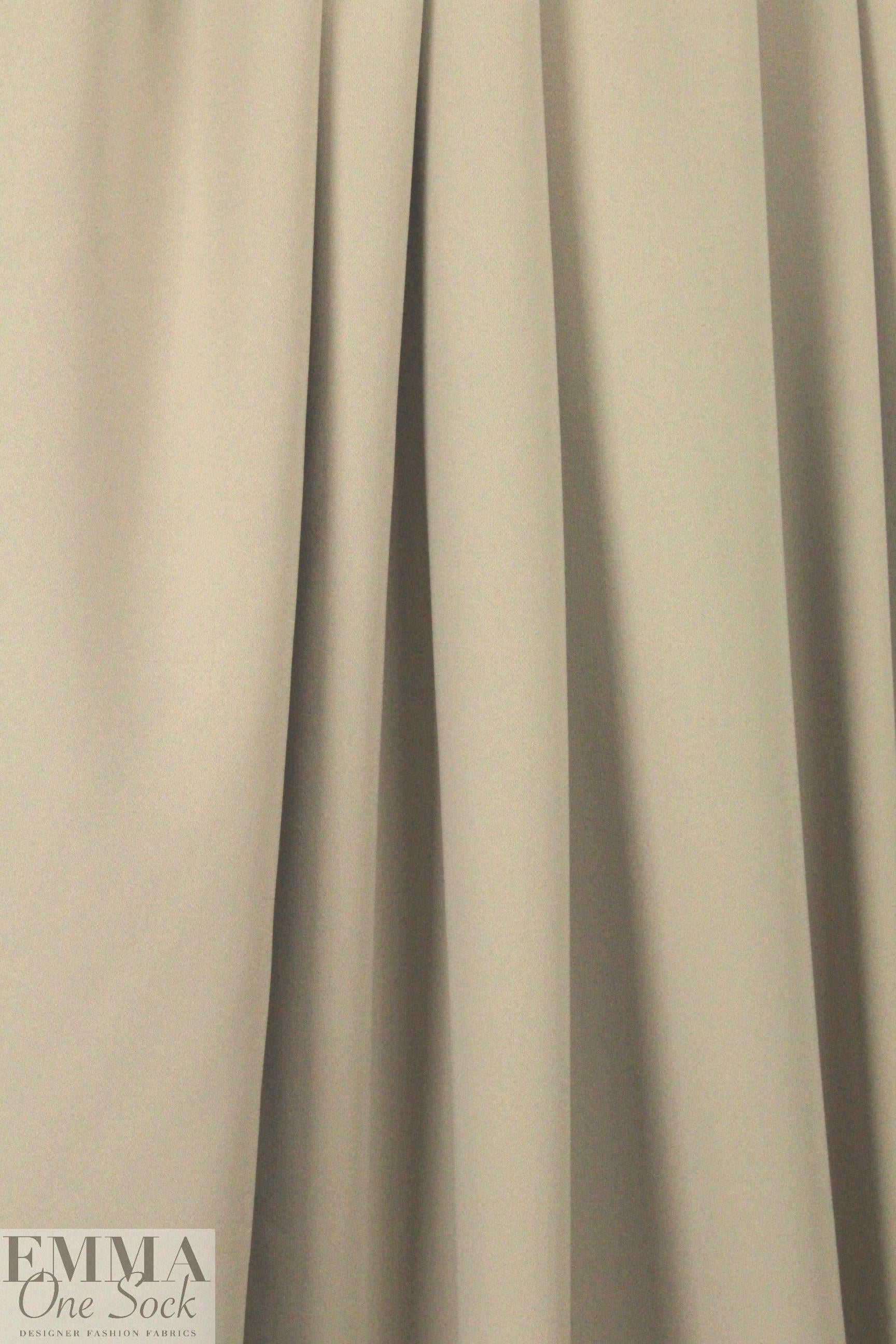 hi-tech stretch crepe 'matte hybrid' - khaki 2 yds