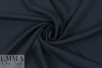 hi-tech stretch crepe 'matte hybrid' - navy 2.25 yds