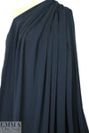 hi-tech stretch crepe 'matte hybrid' - navy 1.75 yds