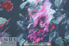 NY designer painterly floral matte hybrid