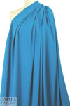 hi-tech stretch crepe 'matte hybrid' - peacock 2.5 yd