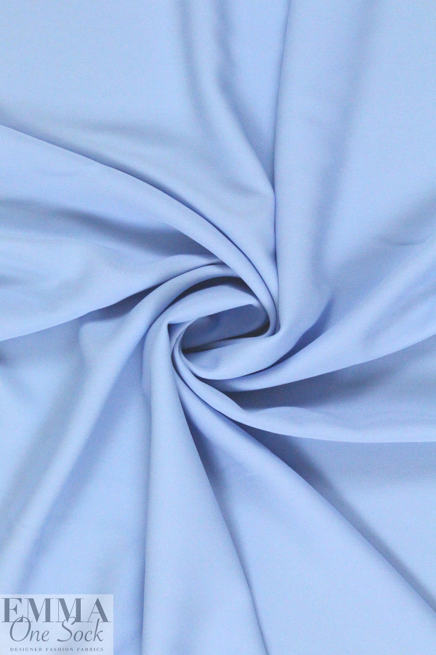 hi-tech stretch crepe 'matte hybrid' - periwinkle 1.125 yds