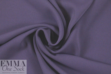 hi-tech stretch crepe 'matte hybrid' - purple 2.125 yds