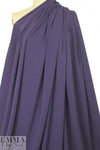 hi-tech stretch crepe 'matte hybrid' - purple 1.375 yds