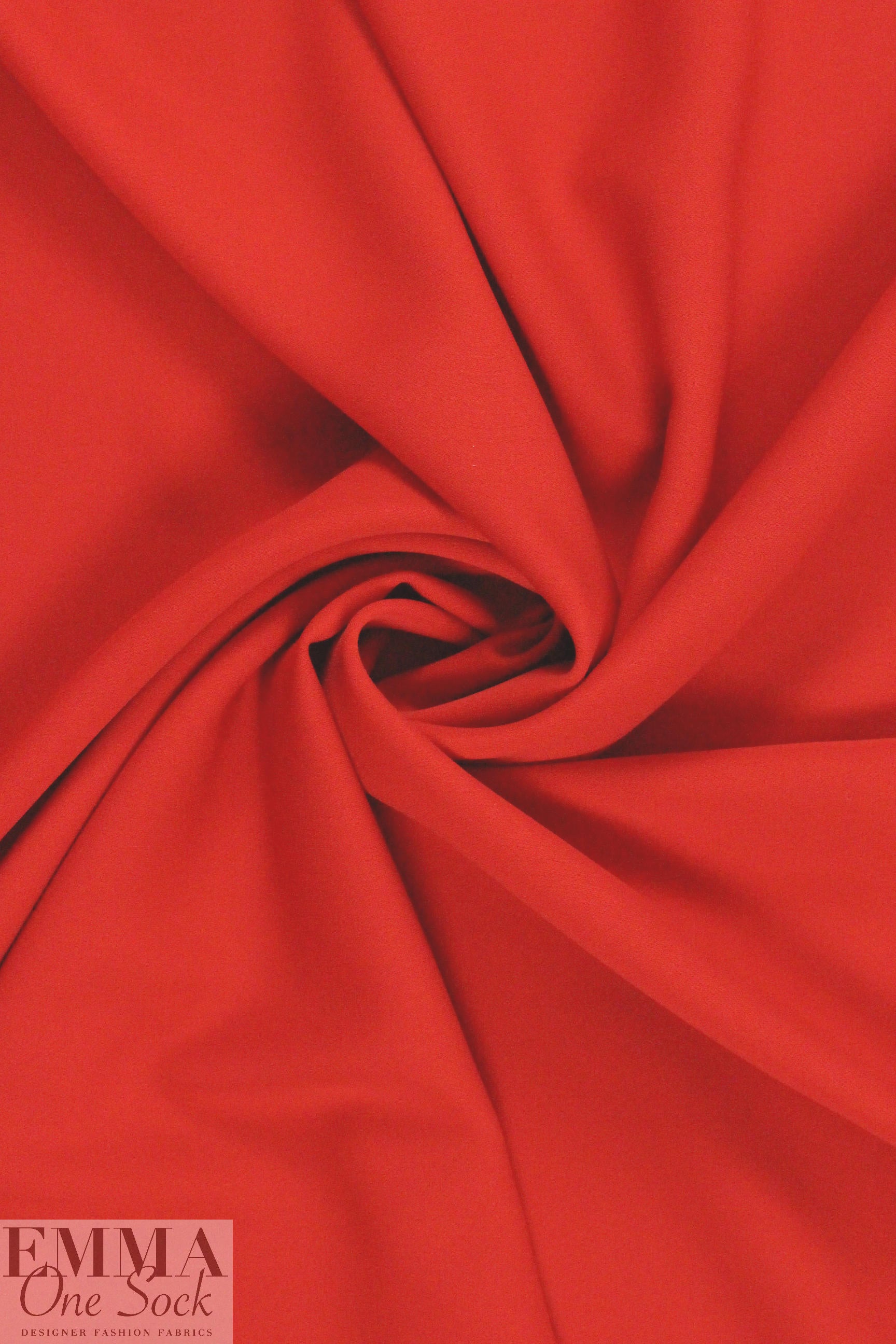hi-tech stretch crepe 'matte hybrid' - red 1.875 yd