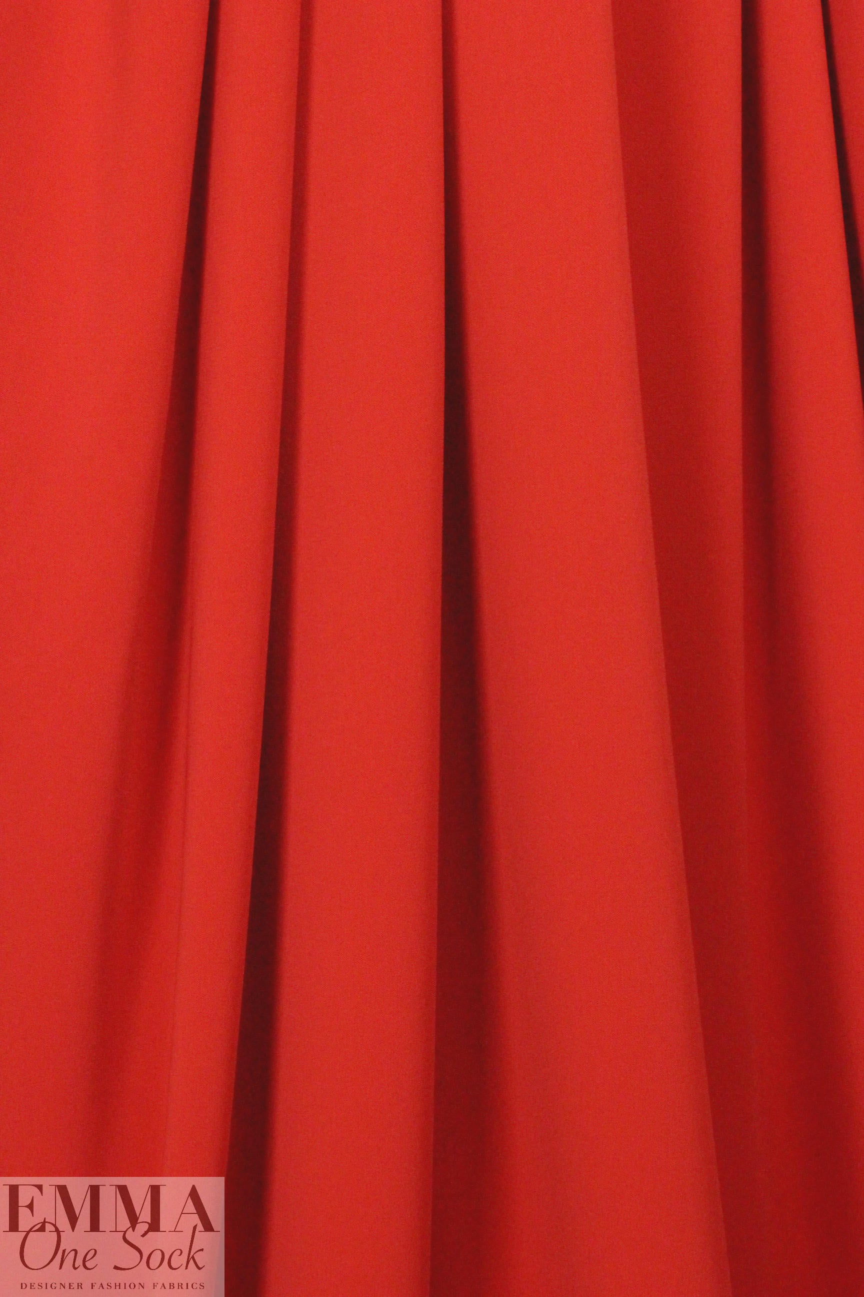 hi-tech stretch crepe 'matte hybrid' - red 1.5 yd