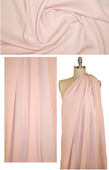 hi-tech stretch crepe 'matte hybrid' - pink blush 1.125 yds