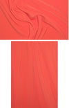 hi-tech stretch crepe 'matte hybrid' - tangerine 1.25 yd