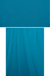 hi-tech stretch crepe 'matte hybrid' - teal 1.875 yds