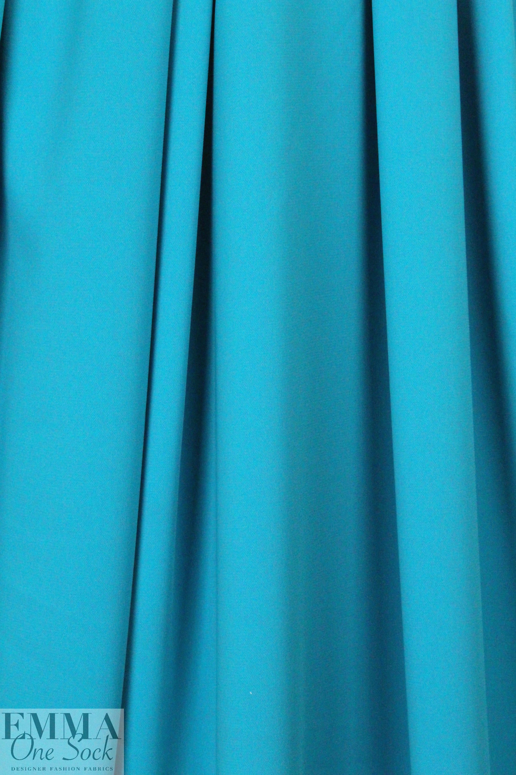 hi-tech stretch crepe 'matte hybrid' - turquoise