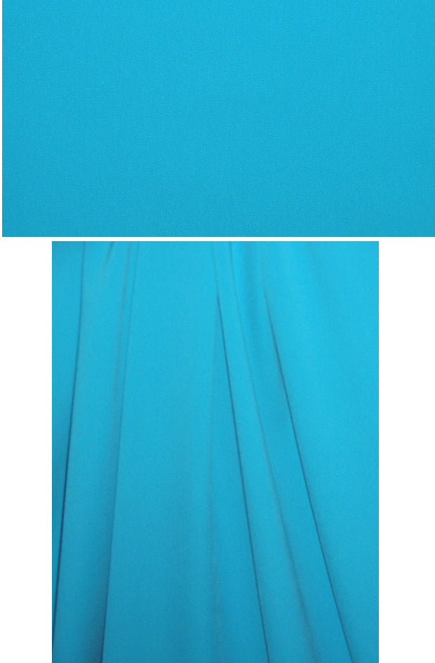 hi-tech stretch crepe 'matte hybrid' - turquoise 1.875 yd